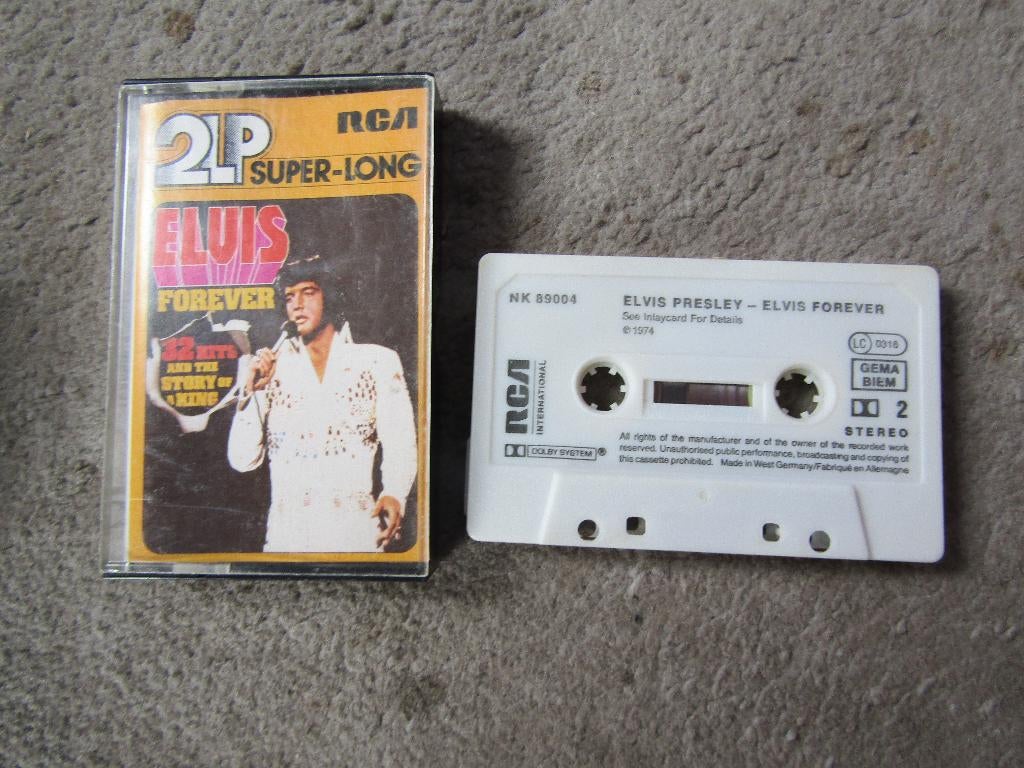 Cassette: Elvis Forever 32 hits, Cd's en Dvd's, Cassettebandjes, Gebruikt, 1 bandje, Ophalen of Verzenden, Origineel