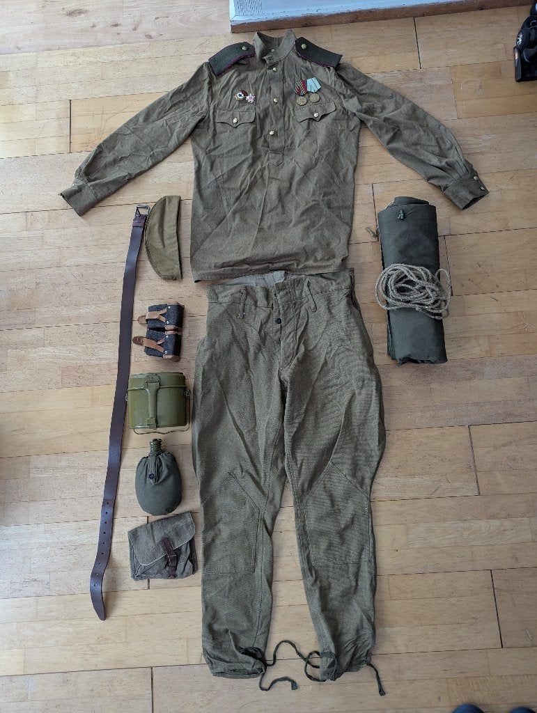 Sovjet repro M43 Gymnastyorka uniform (Schuster), Ophalen of Verzenden, Landmacht, Overige gebieden, Kleding of Schoenen