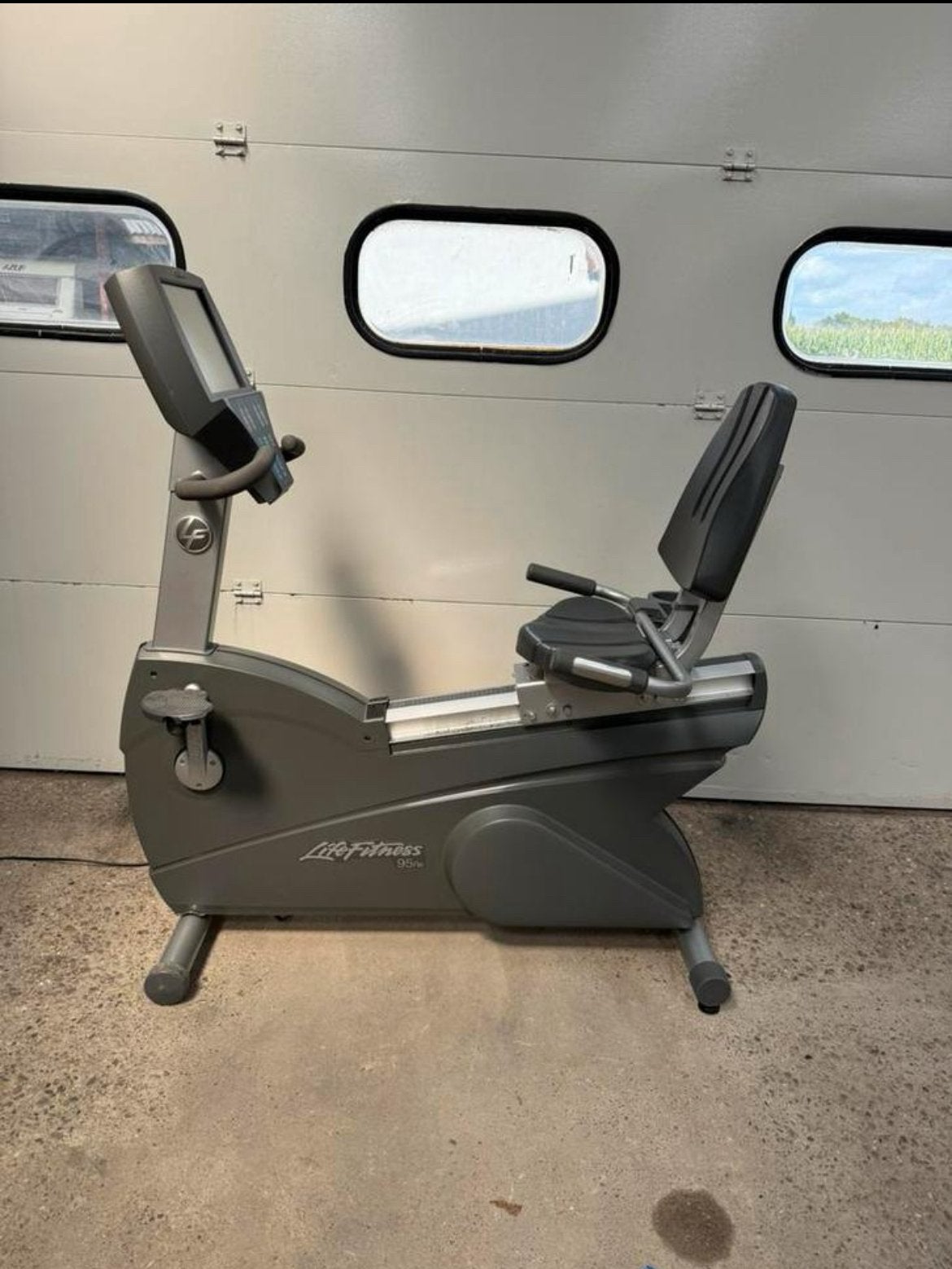 Life Fitness 95R Recline bike / Zitfiets / Ergometer, Sport en Fitness, Fitnessmaterialen, Ophalen, Benen, Gebruikt, -