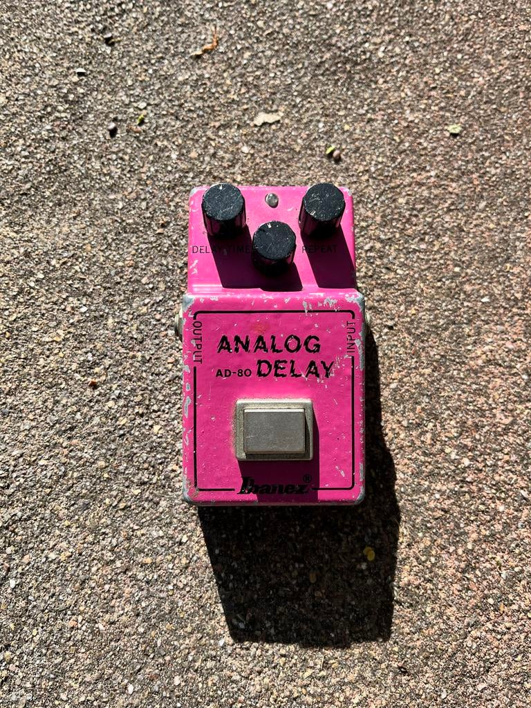 Ibanez AD-80 Analog Delay - Vintage 1981, Ophalen of Verzenden, Zo goed als nieuw, Minder dan 2 km
