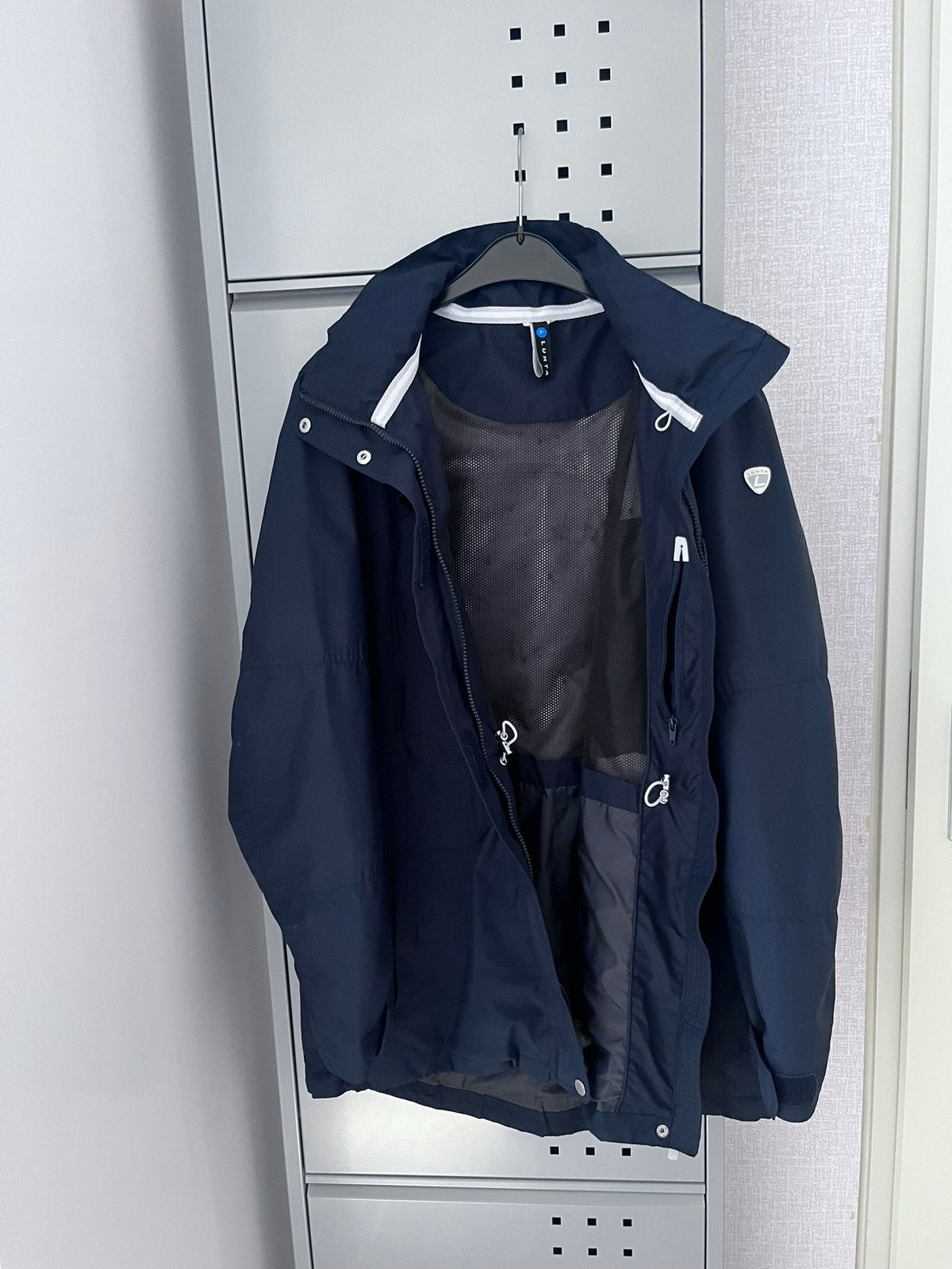 Zeer nette Dames jas…herfstjas…LUHTA., Ophalen, Gedragen, Maat 46/48 (XL) of groter, Blauw