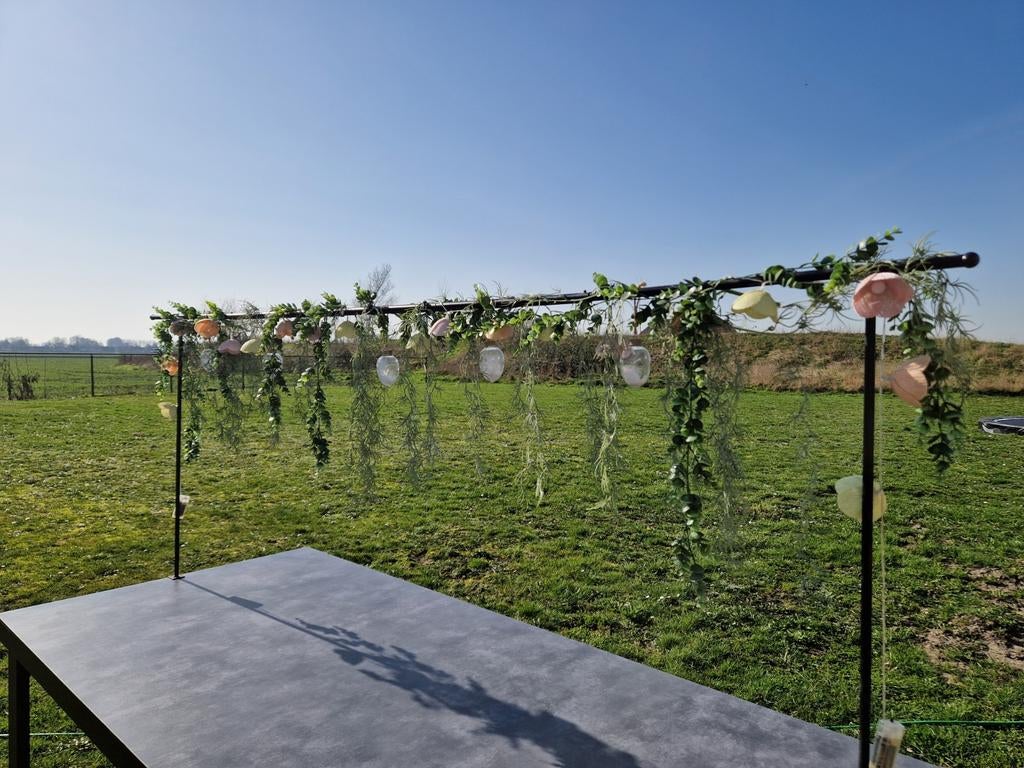 Tafelklem compleet met accessoires voor decoratie, Ophalen, Gebruikt
