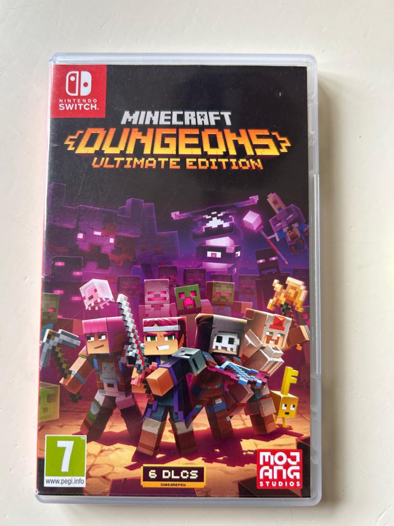 Minecraft Dungeons Ultimate Edition Nintendo Switch, Avontuur en Actie, Eén computer, Ophalen of Verzenden, Zo goed als nieuw