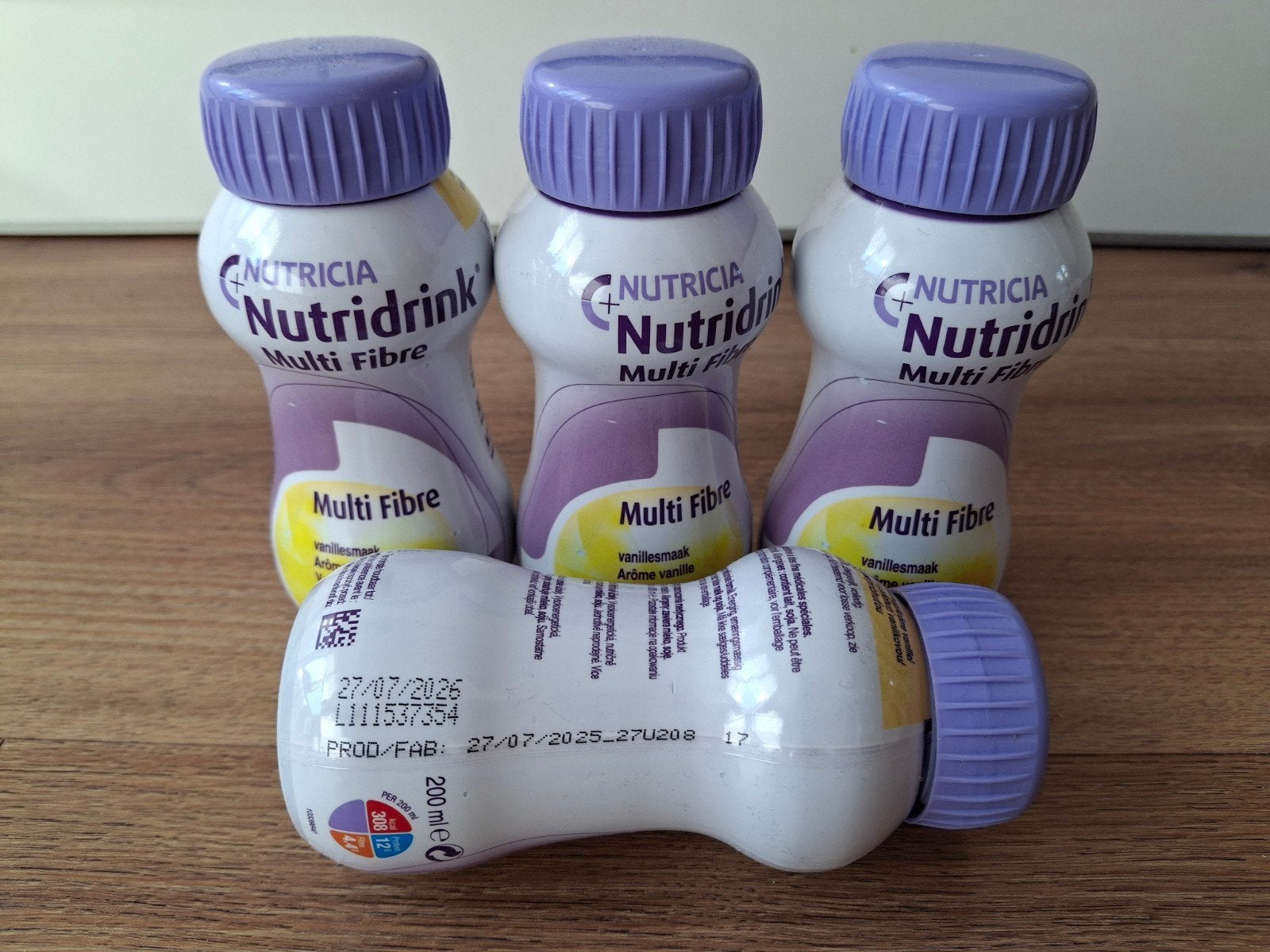 Nutrilon drinkvoeding vanillesmaak, Ophalen
