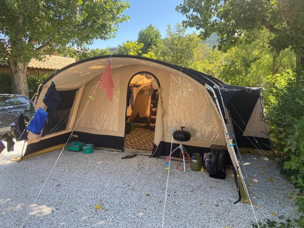 Tent, Caravans en Kamperen, Tenten, Ophalen, Zo goed als nieuw, Tot en met 6