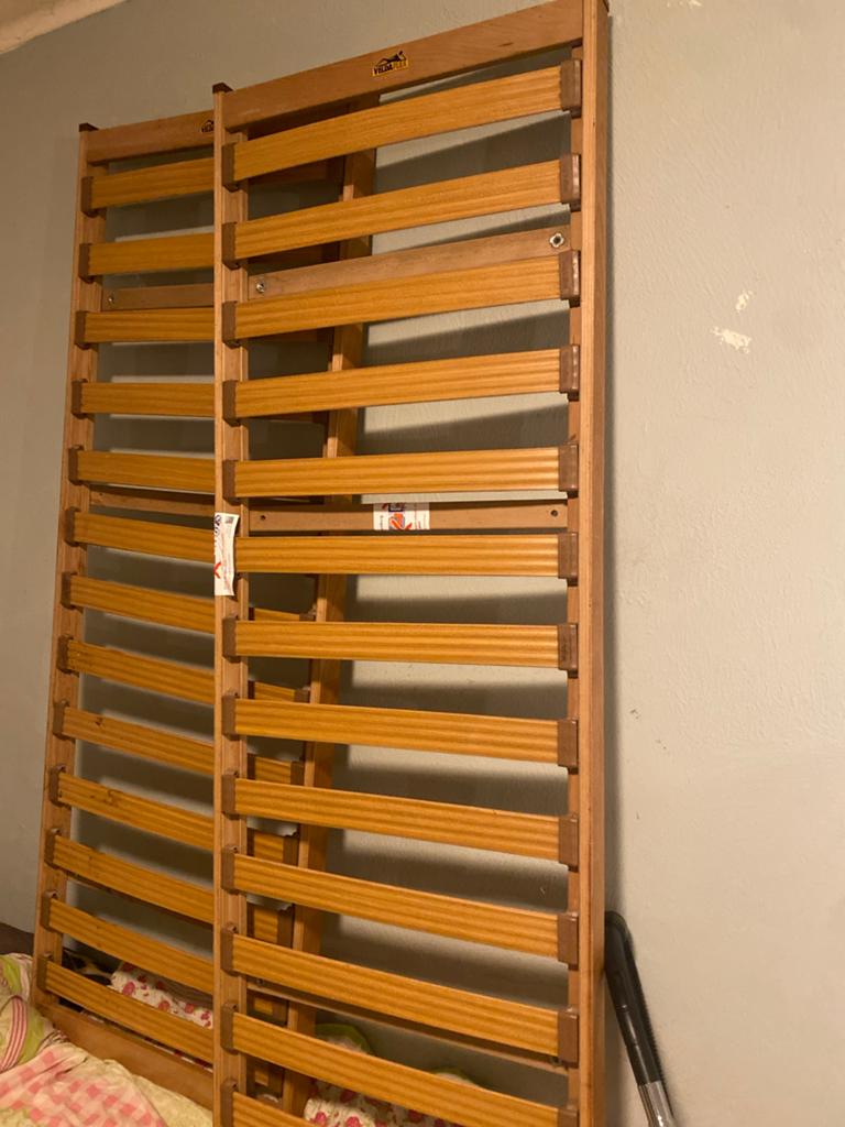 2x Lattenbodem 70x200, Ophalen, Gebruikt, Bedbodem, 200 cm
