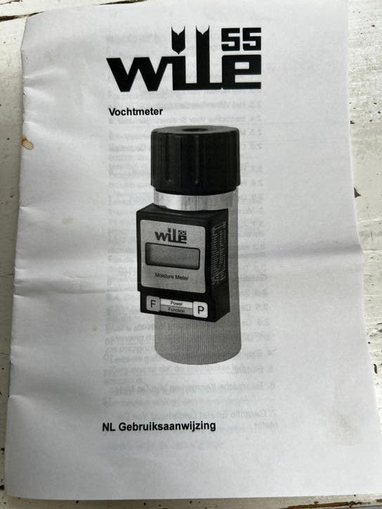 Wile 55 vochtmeter, Ophalen, Gebruikt, Vocht of Vloeistof