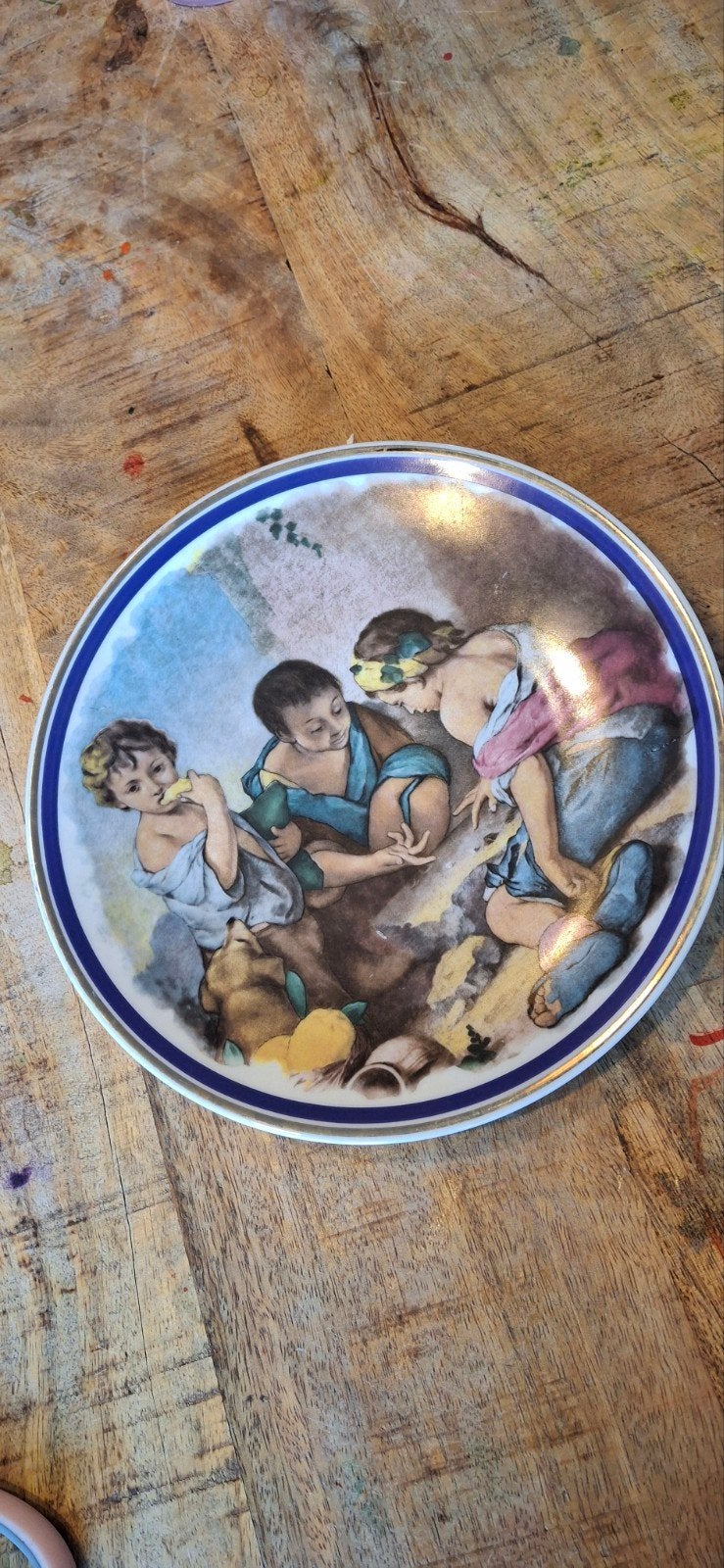 Decoratief bord Tirschenreuth Bavaria, klassieke scène, Ophalen of Verzenden
