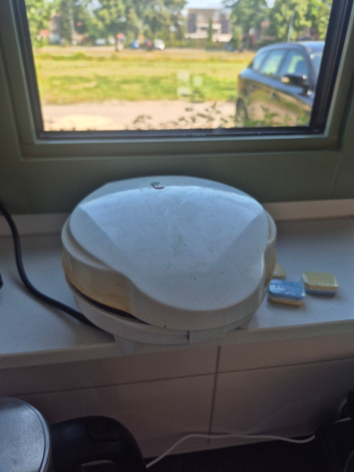 Stroopwafel ijzer, Ophalen