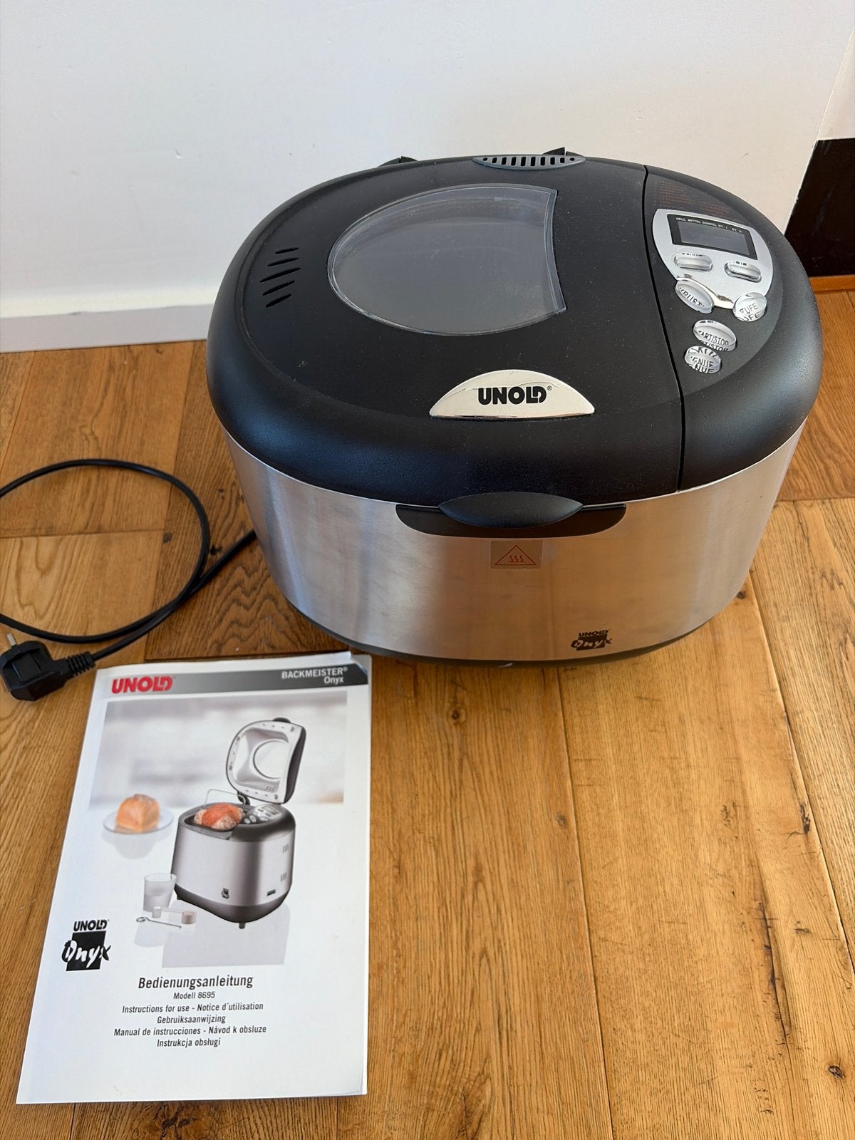 Unold Broodbakmachine 8695 - Bak zelf heerlijk brood!, Gebruikt, 800 tot 1200 gram deeg, Kijkvenster, Ophalen