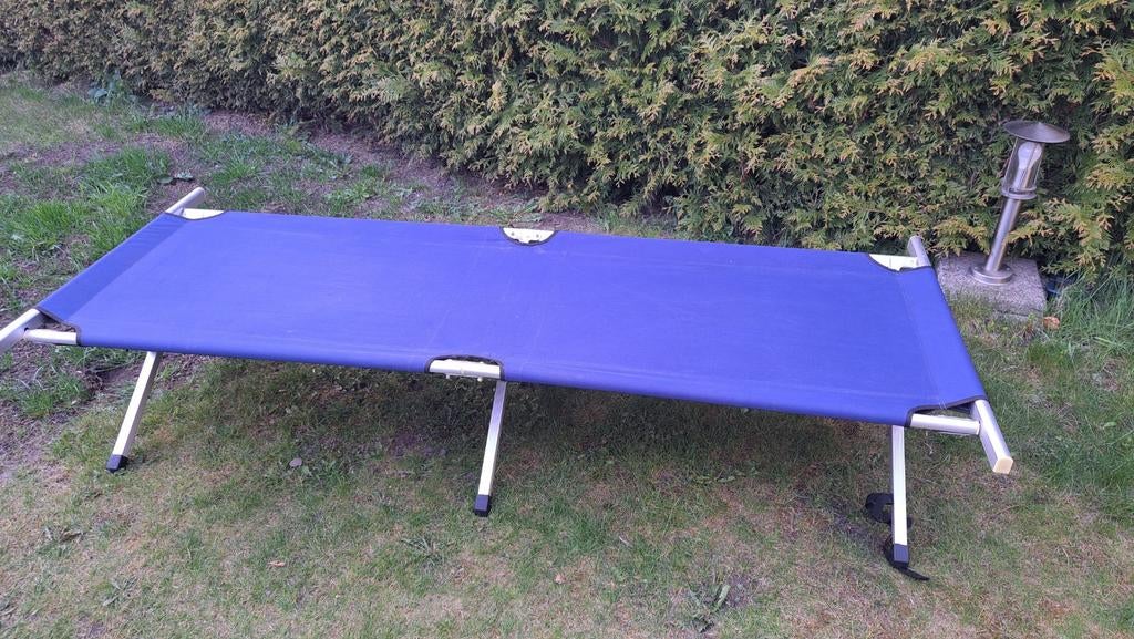 Strechbed campingbed, Ophalen