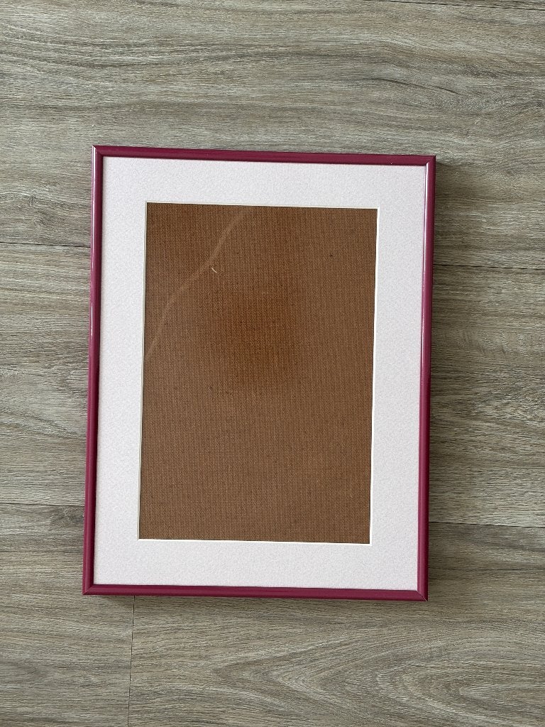 fotolijst in lila kleur, metaal, Ophalen of Verzenden, Zo goed als nieuw
