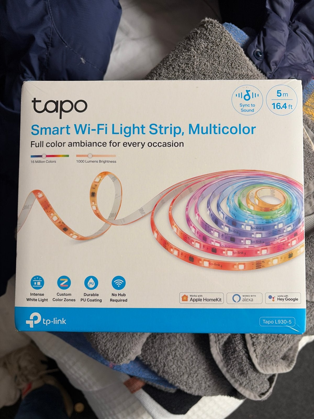 Tapo Smart Wi-Fi LED Strip Multicolor - 5m, Overige merken, Kunststof, Meerkleurig, Nieuw