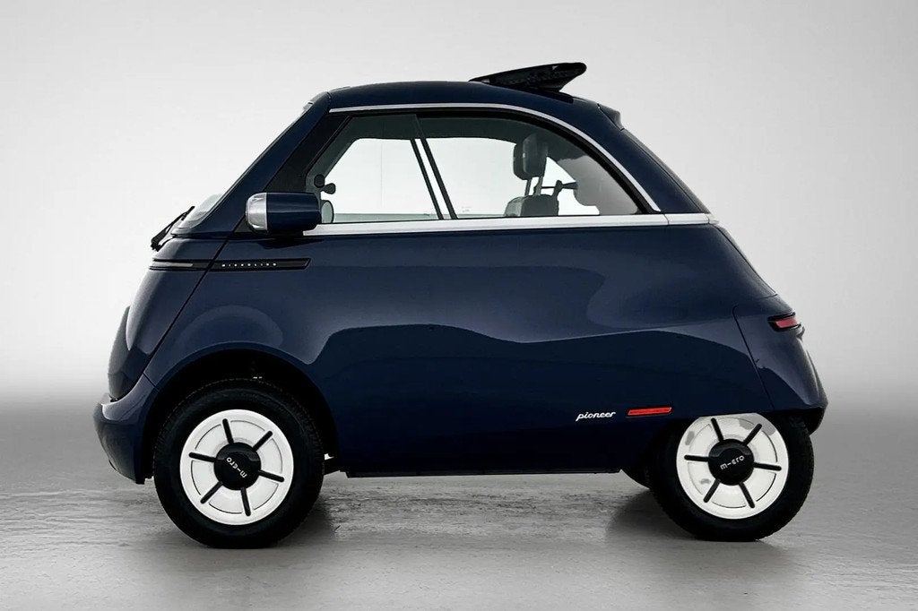 Microlino Pioneer, 90 km/u 177 km Range € 13.450,00, Automaat, Gebruikt, Blauw, 2 stoelen