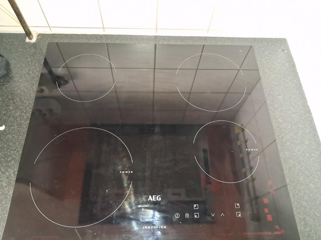 AEG Inductie Kookplaat 4 Pits IBS64200CB - Ophalen/Bezorgen, Witgoed en Apparatuur, Kookplaten, Gebruikt, Inbouw, Inductie, 4 kookzones
