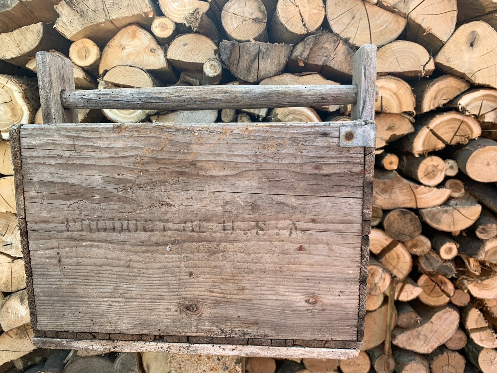 Unieke houten kist, mogelijk WOII munitiekist, Teuven, Ophalen of Verzenden
