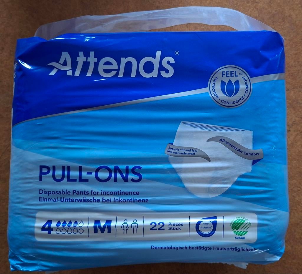 Attends maat M  pull-ons 4. 22 stuks., Diversen, Verpleegmiddelen, Ophalen of Verzenden