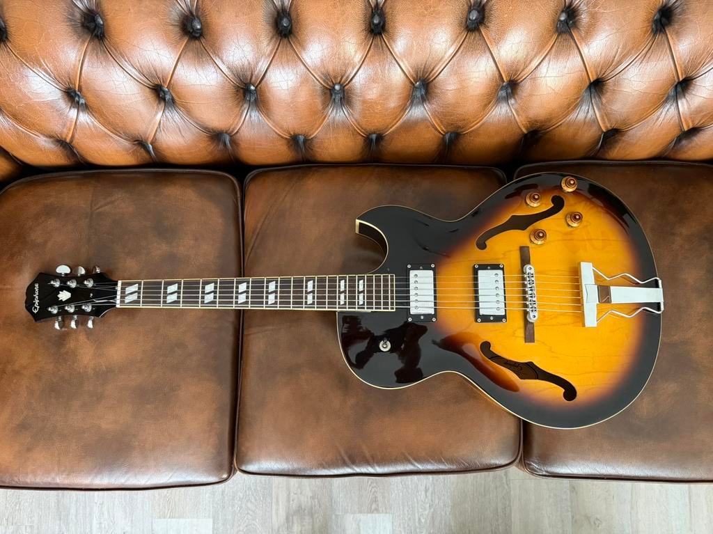 Epiphone ES-175 VS Limited Edition – Vintage Sunburst (2006), Ophalen of Verzenden, Hollow body, Epiphone