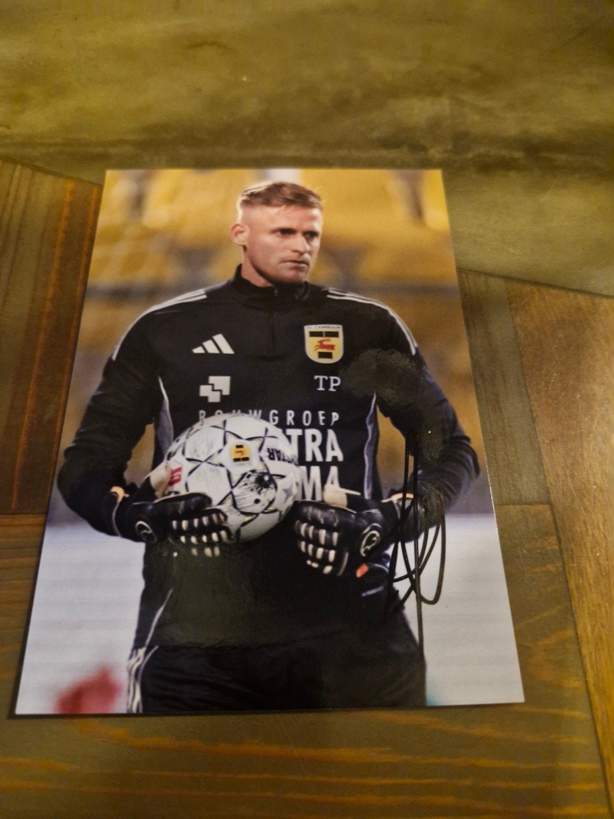 Foto Timo Plattel, Verzamelen, Sportartikelen en Voetbal, Ophalen of Verzenden, Nieuw, Overige binnenlandse clubs, Spelerskaart
