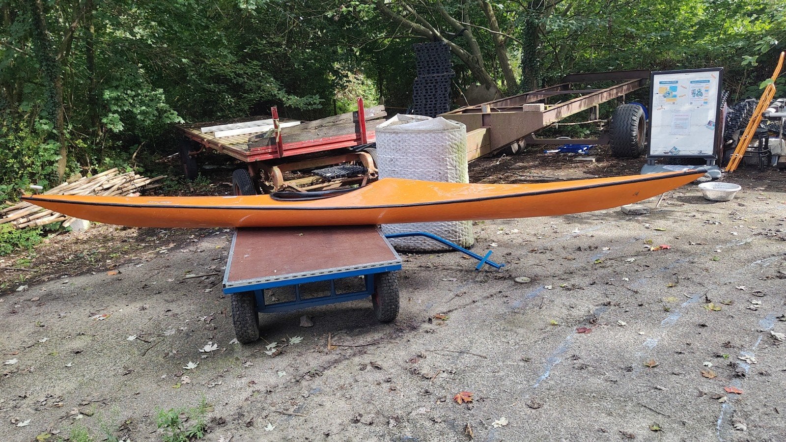 Gratis ophalen, kayak (heeft reperatie nodig!), Ophalen, Gebruikt, 1-persoons