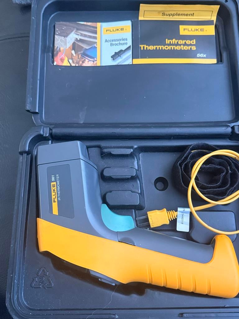 Fluke 561 HVAC Infrarood & Contact Thermometer, Ophalen of Verzenden, Zo goed als nieuw