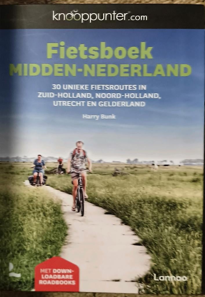 Fietsboek Midden-Nederland: 30 unieke fietsroutes, Overige merken, Fiets- of Wandelgids, Ophalen of Verzenden, Zo goed als nieuw