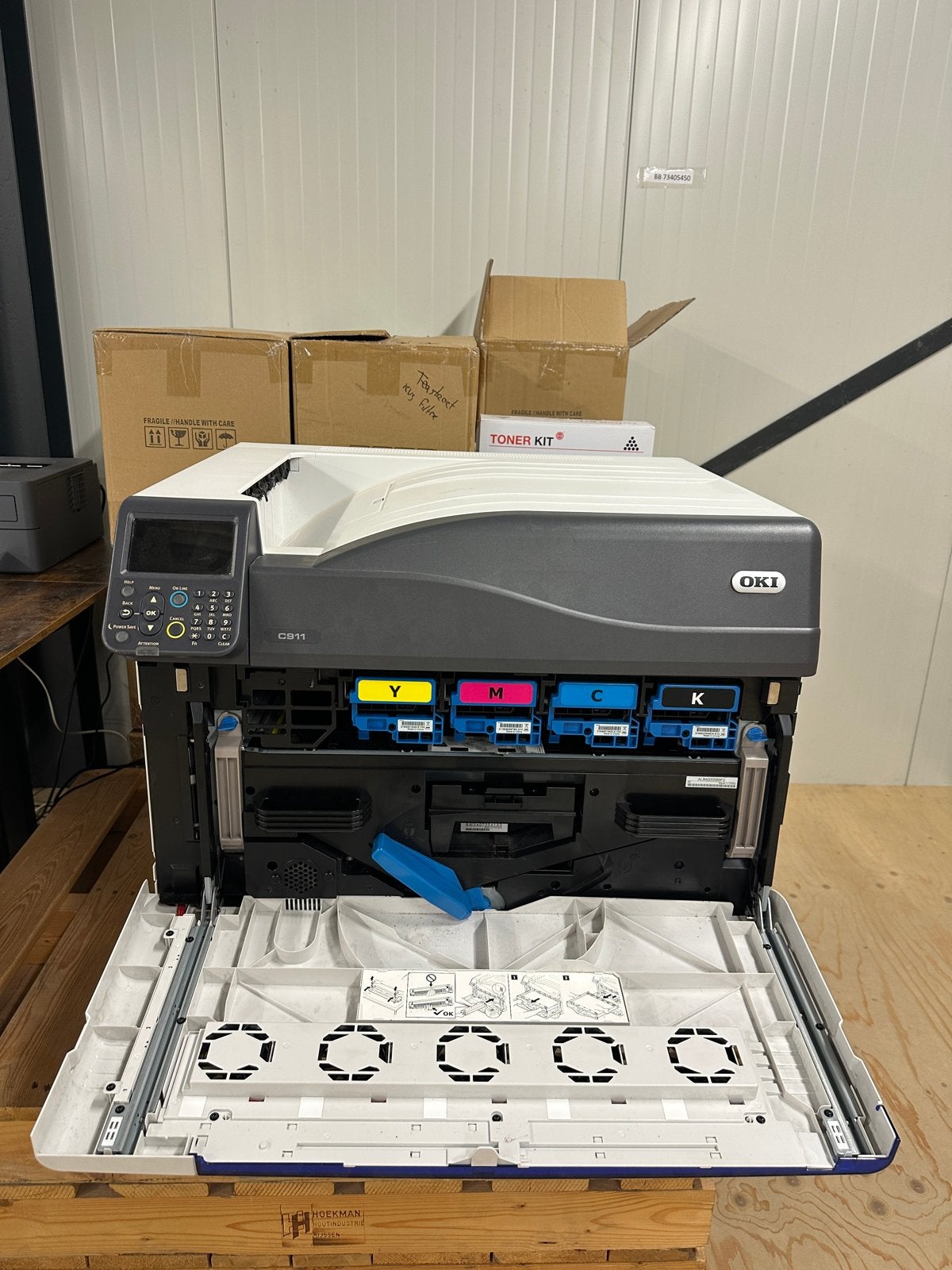 OKI C911 LED-printer - Drum moet vervangen worden, Computers en Software, Ophalen, Gebruikt, Printer, Kleur printen
