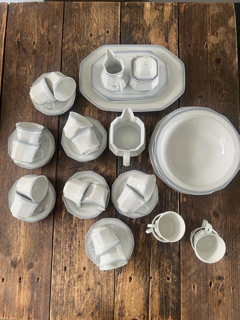Winterling Marktleuthen Bavaria Servies - Wit/Grijs, Ophalen, Overige typen, Zo goed als nieuw, Overige stijlen