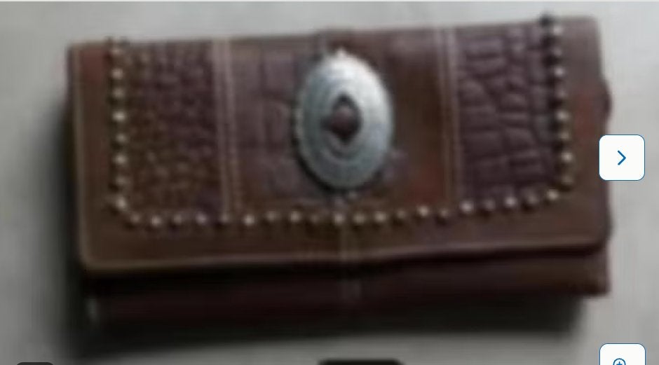 Dames portemonee bruin Br 20cm H 10 cm merk P.U.&.T., Sieraden, Tassen en Uiterlijk, Portemonnees, Ophalen, Bruin, Overige merken