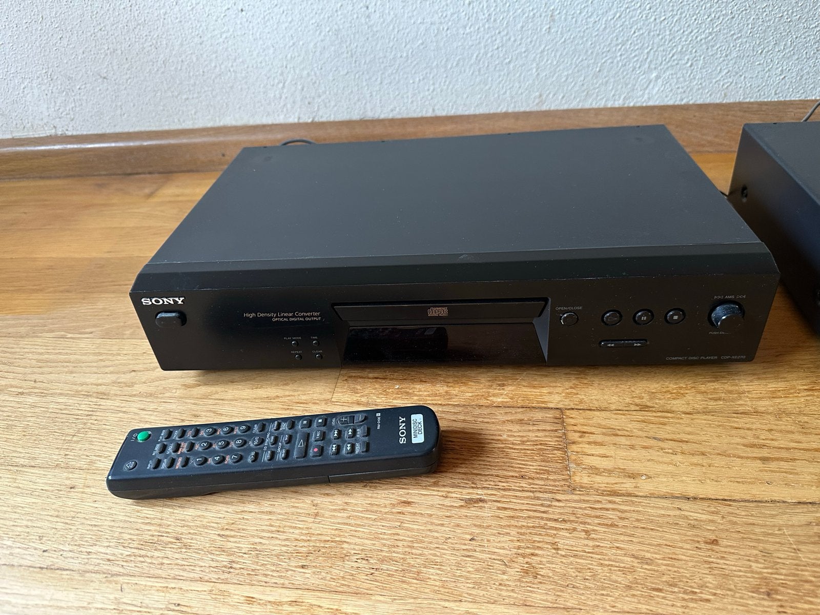 Sony MDS-JE480 MiniDisc Deck + afstandsbediening, Audio, Tv en Foto, Ophalen, Minidisc-recorder