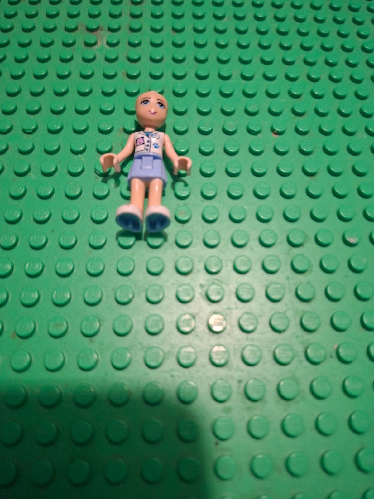 Losse Lego Friends poppetje zonder haar, Gebruikt, Lego, Friends, Ophalen of Verzenden
