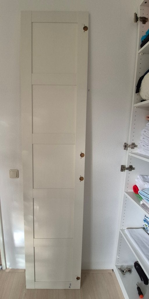 IKEA PAX Bergsbo Kastdeur 50x229cm Wit, Ophalen, Overige materialen, 200 cm of meer, 50 tot 100 cm