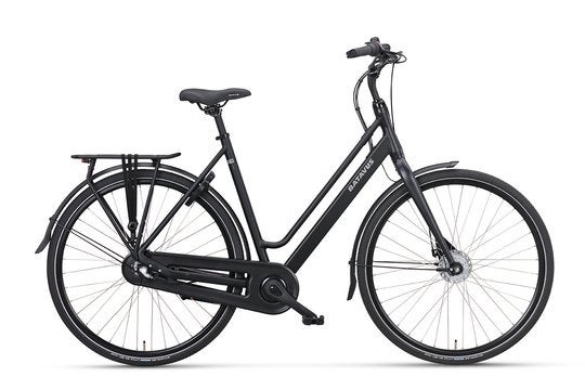 Batavus Fonk 7 zwart dames 61cm 28inch, 56 cm of meer, Nieuw, Batavus, Versnellingen