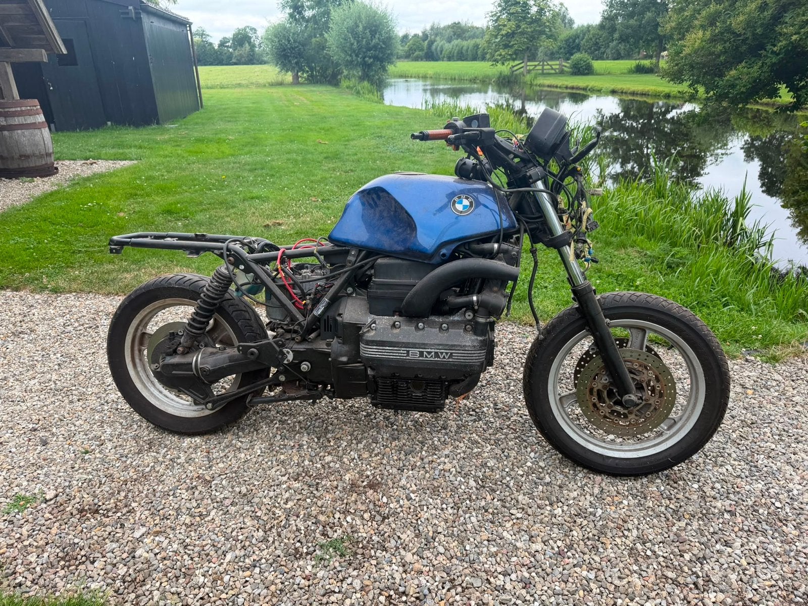 BMW K1100 project: Caferacer/Scrambler basis met extra's, Motoren, Onderdelen | BMW, Ophalen