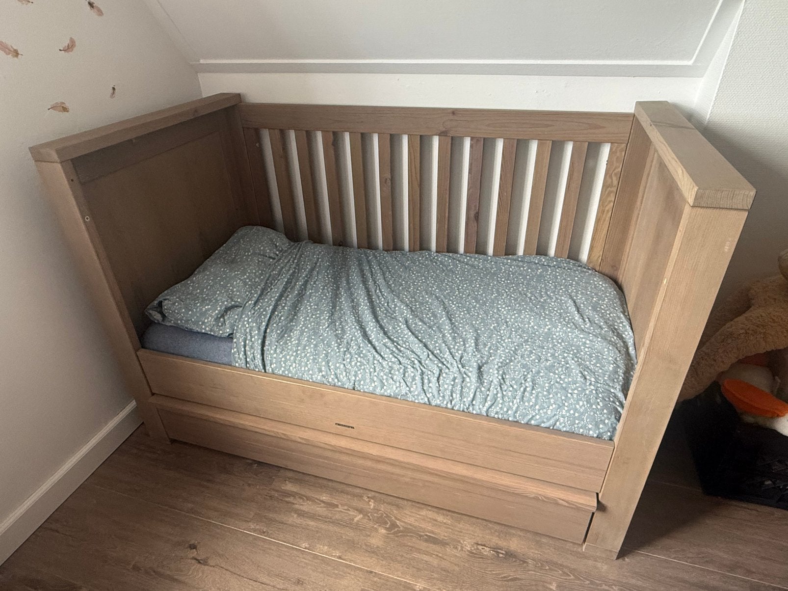 Kidsmill Eiken Houten 4-delige Babykamer Set (junior maat), Kinderen en Baby's, Kinderkamer | Complete kinderkamers, Ophalen, Gebruikt