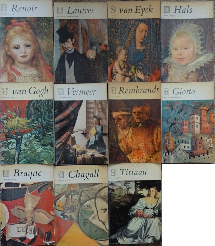 Zwarte Beertjes: meerdere kunstpockets, Boeken, Ophalen of Verzenden, Gelezen, Schilder- en Tekenkunst, Diverse auteurs