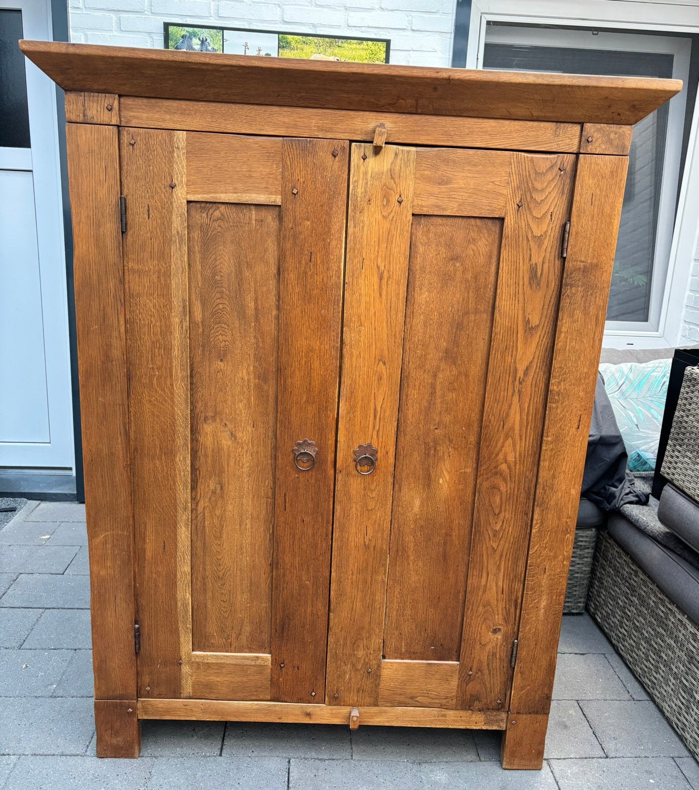 Houten computer kast, Antiek en Kunst, Ophalen