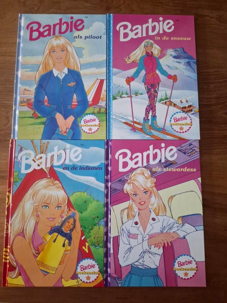 4 Barbie Boekenclub boekjes - Nieuwstaat, Diverse, Fictie algemeen, Ophalen of Verzenden, Zo goed als nieuw