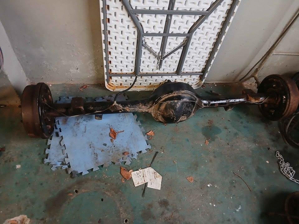 Ford V8 axle, 8 3/4", ratio 3.25, Ophalen of Verzenden, Gebruikt, Amerikaanse onderdelen