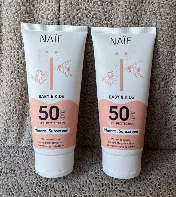Naïf zonnebrand 2x 100 ml, Verzenden, Nieuw, Gehele gezicht, Verzorging