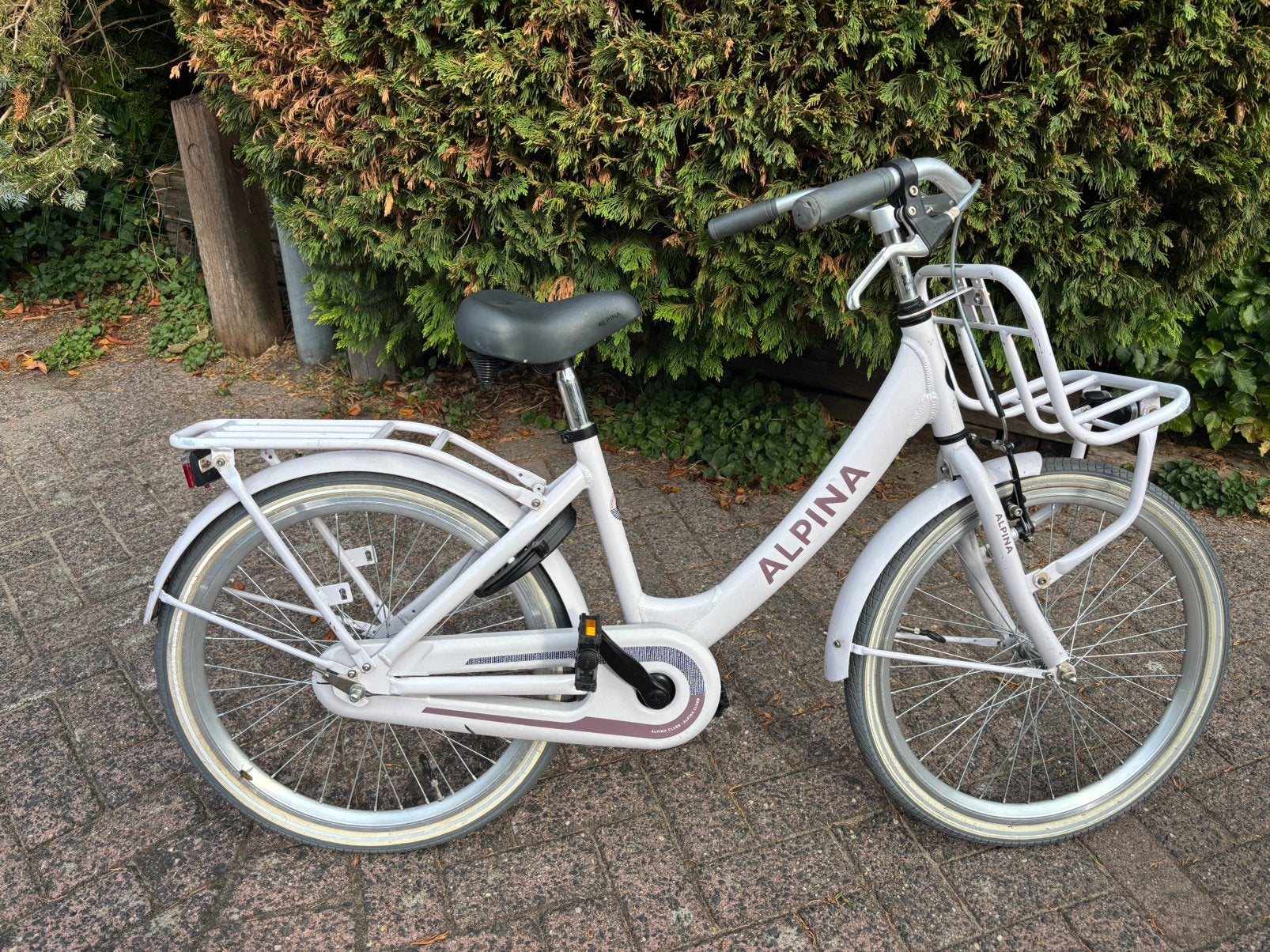 Alpina meisjesfiets 22 inch, Ophalen, Zo goed als nieuw, 22 inch, Handrem