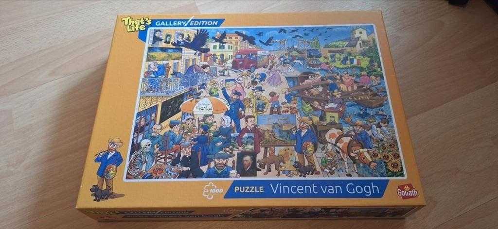 Puzzel Vincent van Gogh, Ophalen of Verzenden, 500 t/m 1500 stukjes, Zo goed als nieuw, Legpuzzel