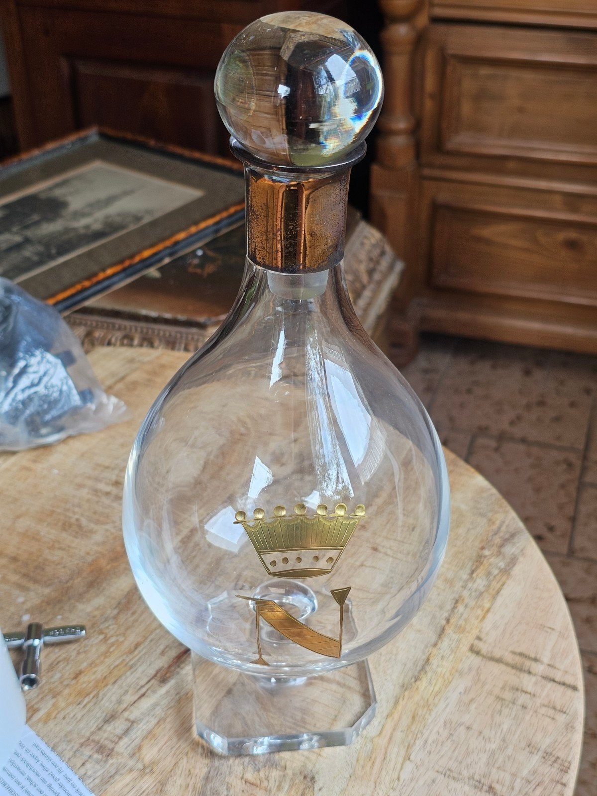 Napoleon Karaf sterling.zilver, Ophalen