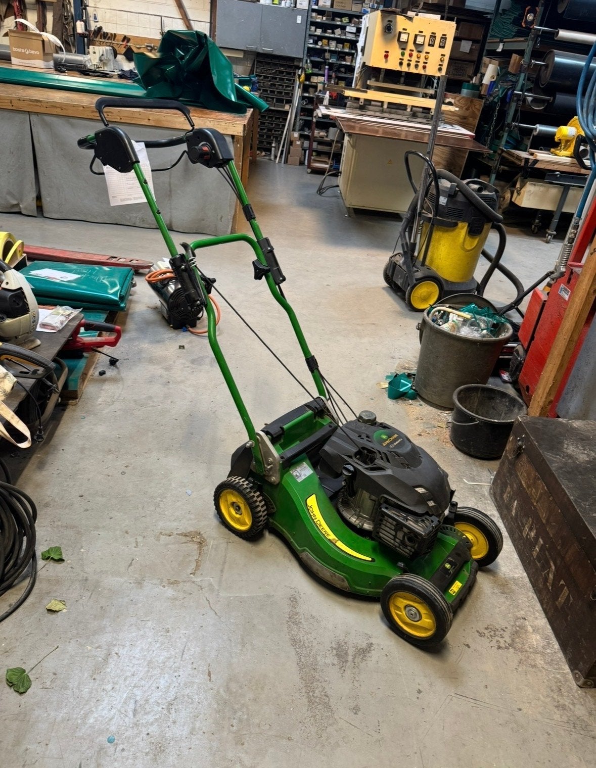Sabo 47 pro k-vario, Tuin en Terras, Grasmaaiers, Gebruikt, Benzine-grasmaaier, 40 t/m 49 cm, Cirkelmaaier, Opvangbak, Ophalen