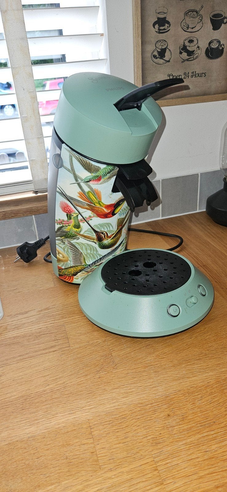 Philips Senseo Original met uniek vogeldesign, Ophalen, Koffiepads en cups, Gebruikt, Koffiemachine