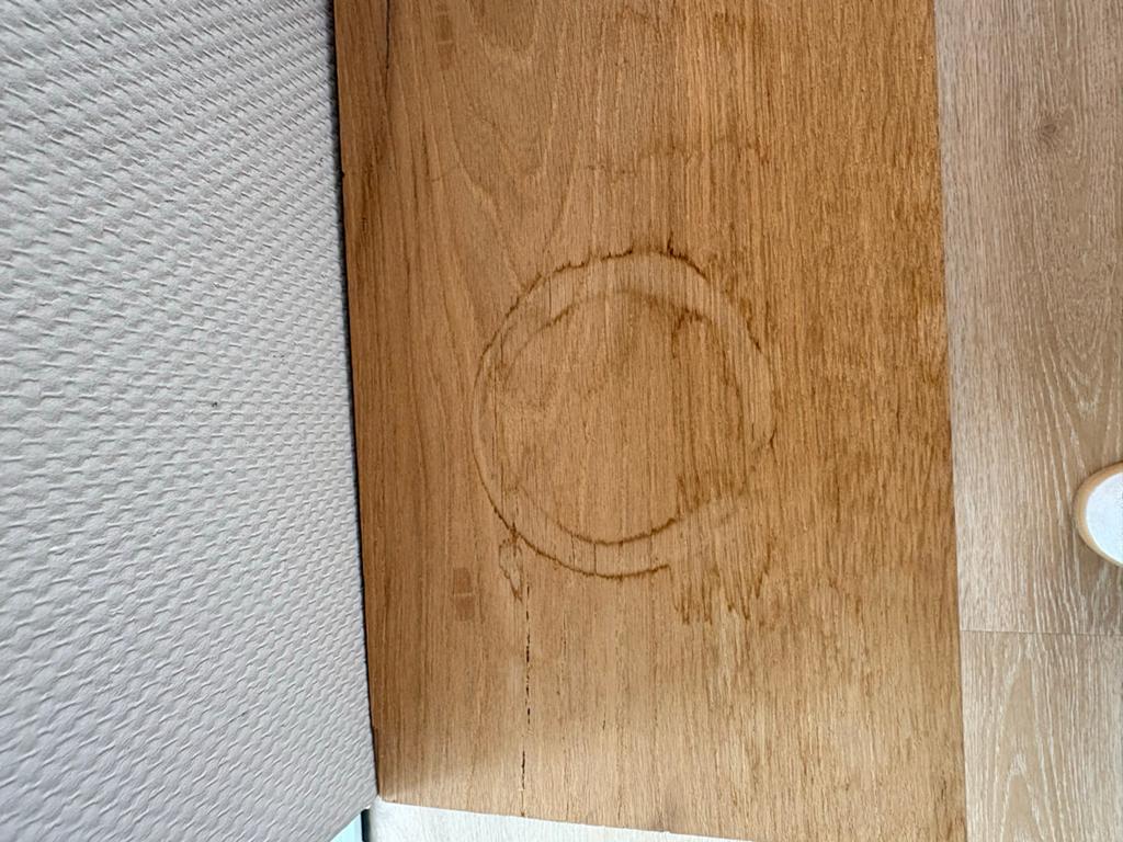 Zwevend houten tv-meubel - 250x20 cm - Opknapper, Ophalen, Gebruikt, 200 cm of meer, Minder dan 25 cm