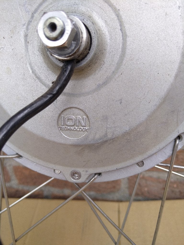 Voorwiel met ION motor Sparta Batavus €60,-, Elektrische fiets, Gebruikt, Ophalen of Verzenden, Motor