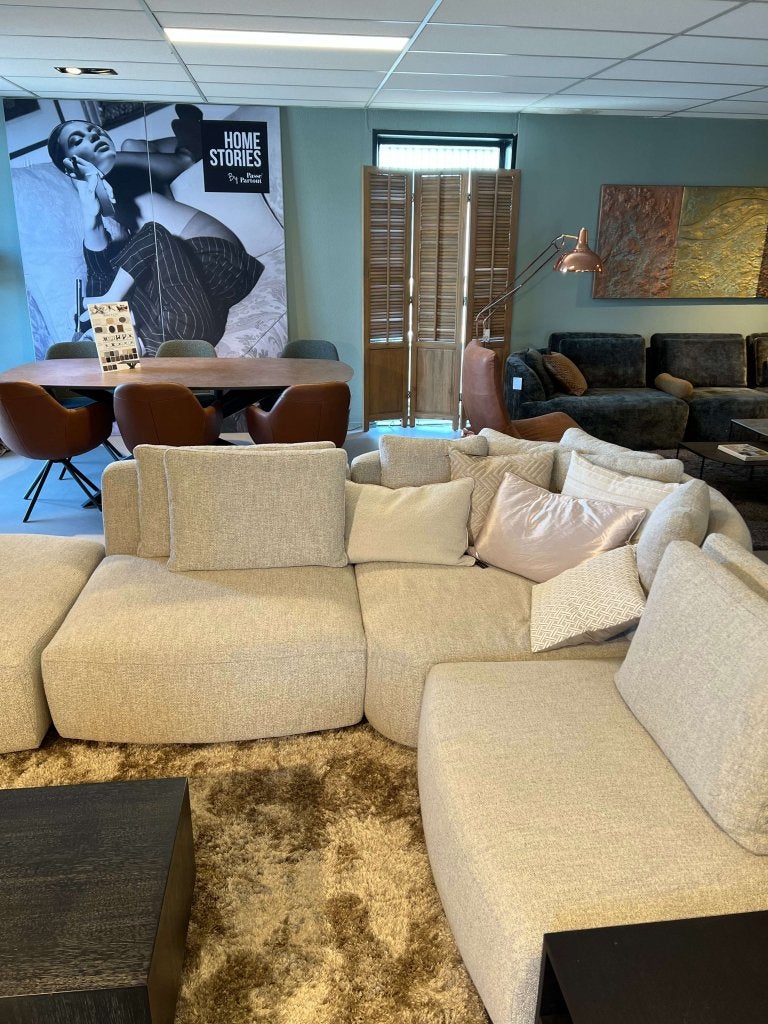 !Nieuw! - Passe Partout - Medusa  - grijs beige - Hoekbank, Huis en Inrichting, Ophalen, Hoekbank, Passe-Partout, Vierpersoons of meer
