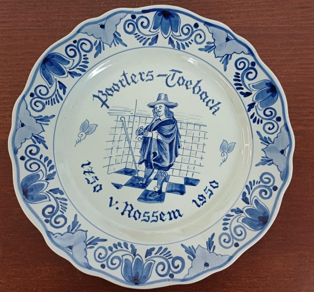 Delfts Koninklijk Goedewaagen Gouda Bord, Ophalen of Verzenden