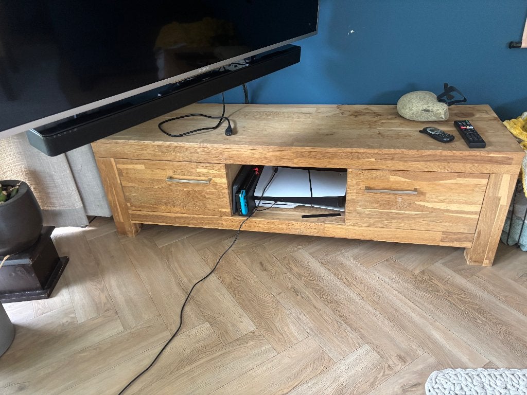 tv meubel, Ophalen, Gebruikt, 100 tot 150 cm, Minder dan 100 cm